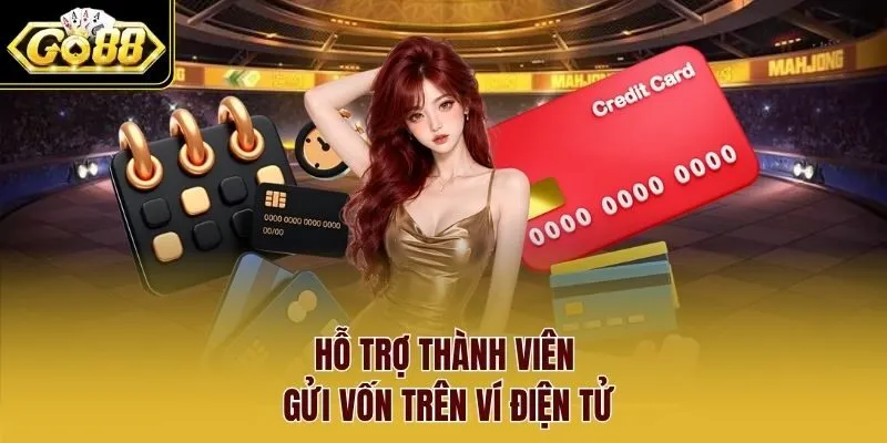 Hỗ trợ thành viên gửi vốn trên ví điện tử