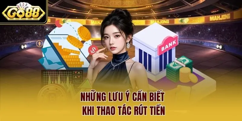 Những lưu ý cần biết khi thao tác rút tiền Những lưu ý cần biết khi thao tác rút tiền