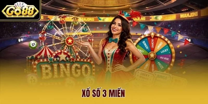 Xổ Số 3 Miền Go88 - Tỷ Lệ Ăn Cao, Trả Thưởng Siêu Nhanh